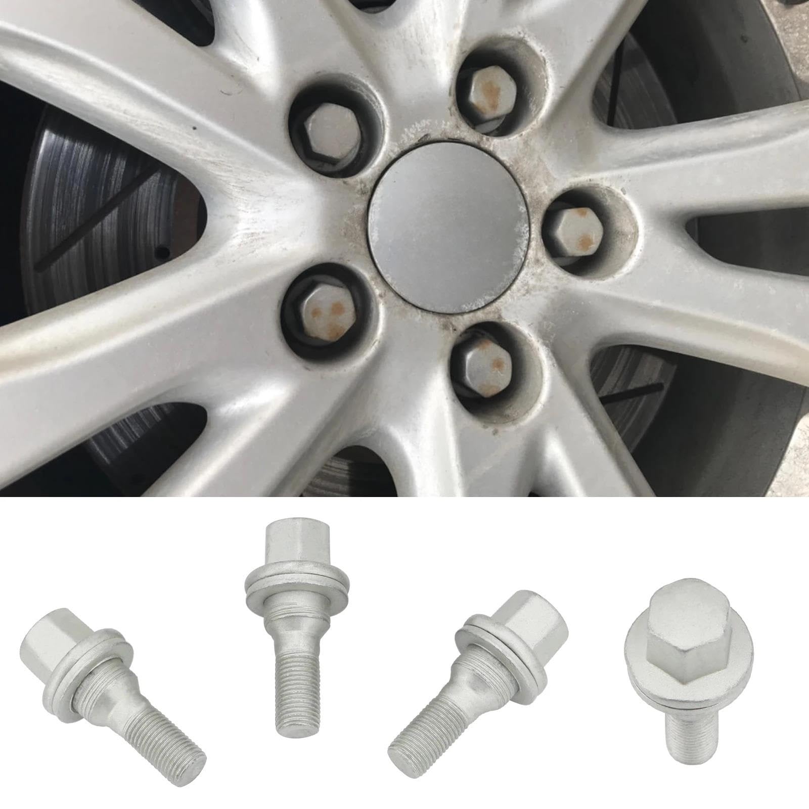 Amazon | Compatible With Peugeot 207 307 508 3008 ホイールボルト